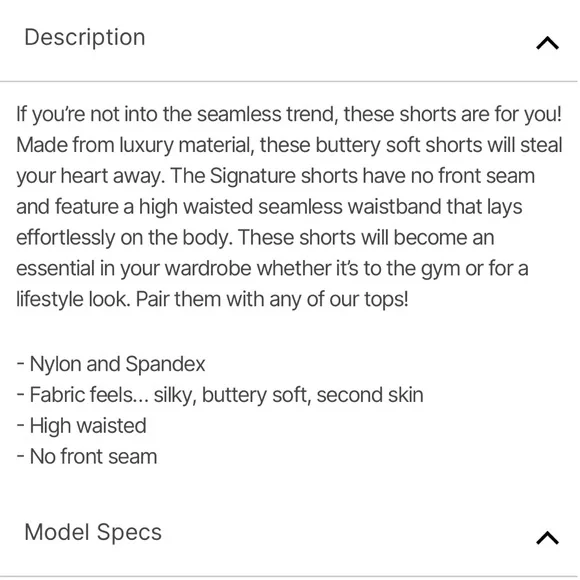 NVGTN signature 2.0 shorts - Picture 3 of 5